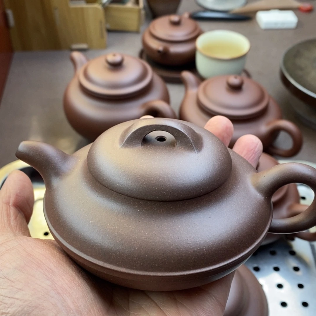 大***德茶壶紫砂线圆容量200毫升左右