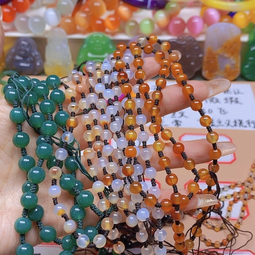 【闪购商品】玛瑙/玉髓颈饰未镶嵌傅***?