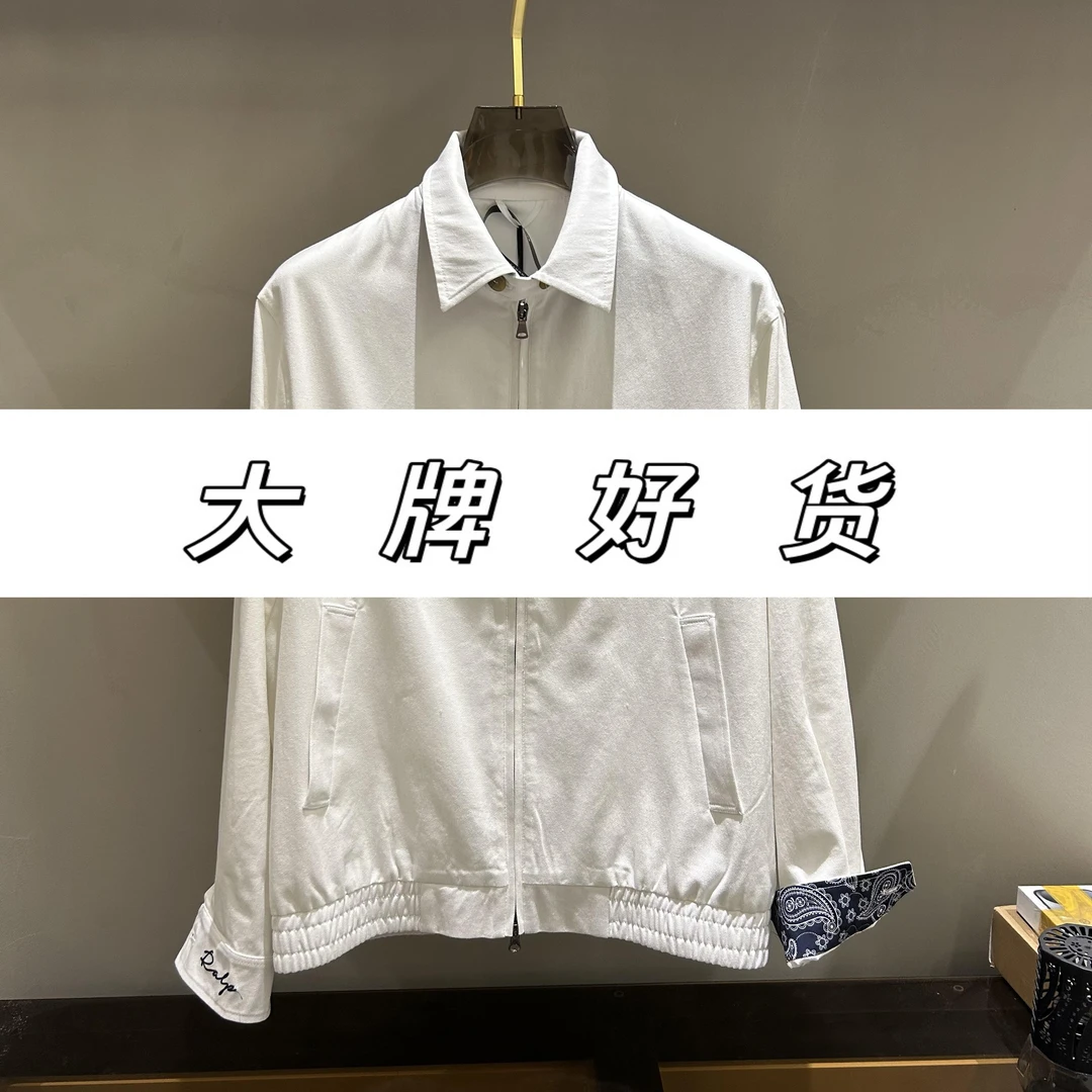 【LX乐】2025春季新款复古腰果花设计翻领价格男女同款SD-1010