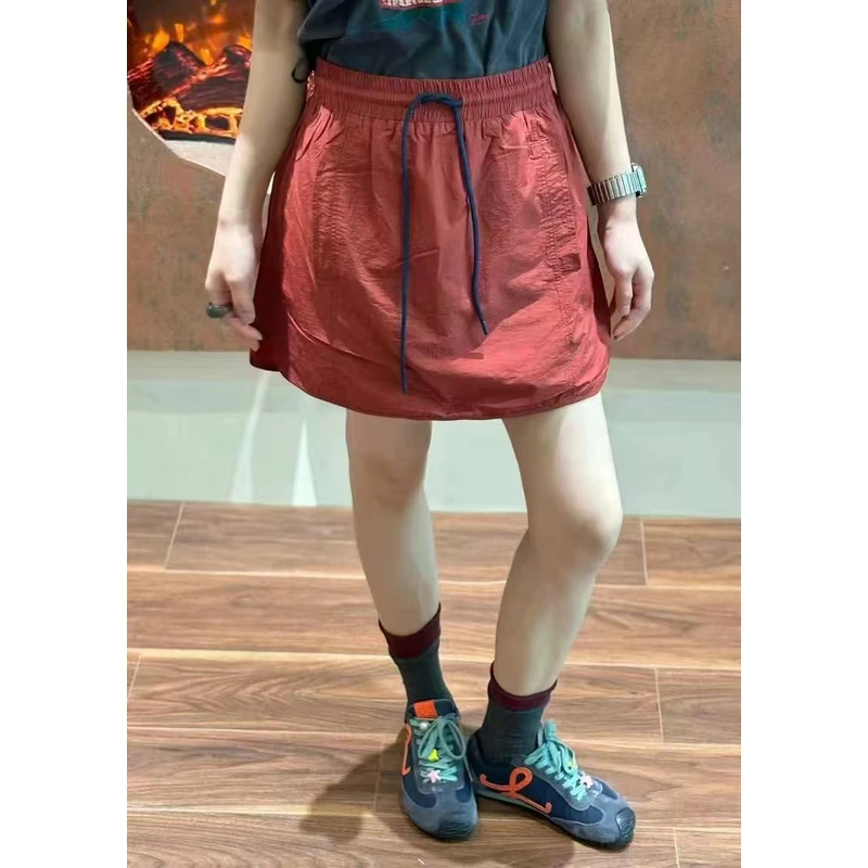 9720【PINGJIE】25高货韩系街头百搭水洗休闲宽松时尚街头短裙