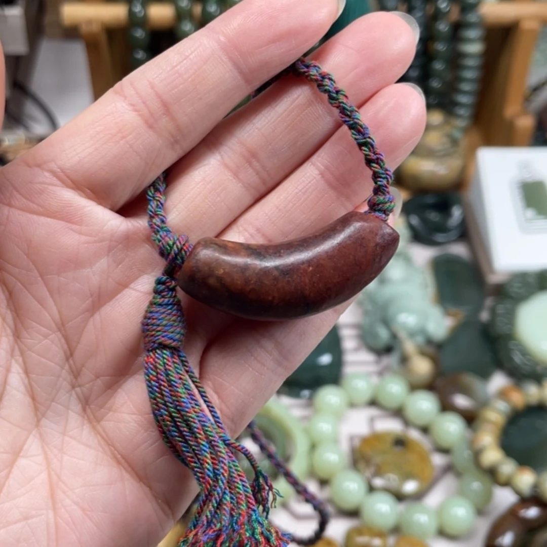 【闪购商品】岫岩河磨玉（透闪石质玉）挂件未镶嵌