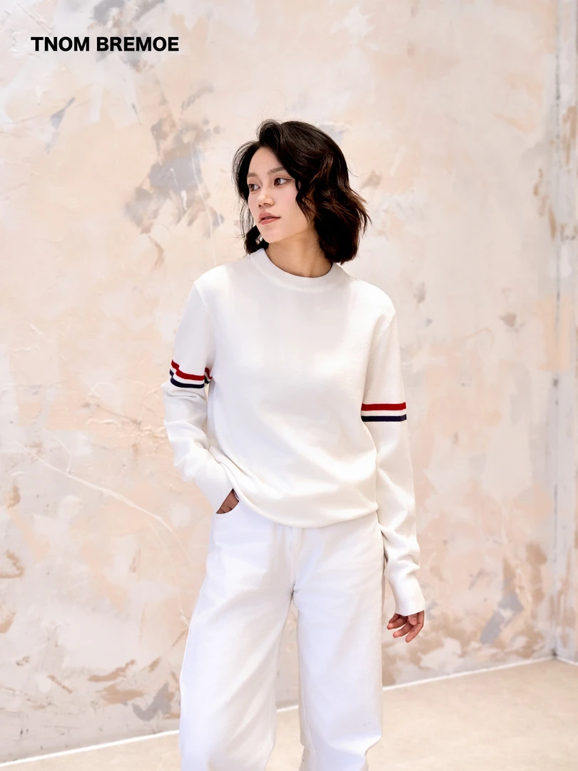 [TNOM BREMOE]2024TB秋季新品 男女同款经典百搭套头针织衫