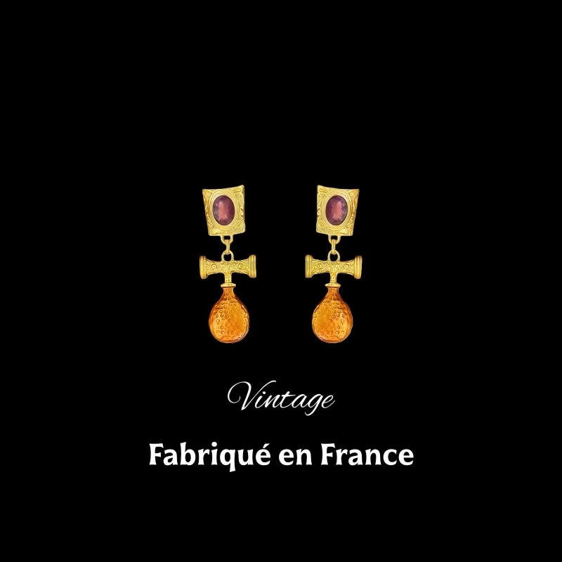 【权杖之影】复古宫廷风耳饰e333