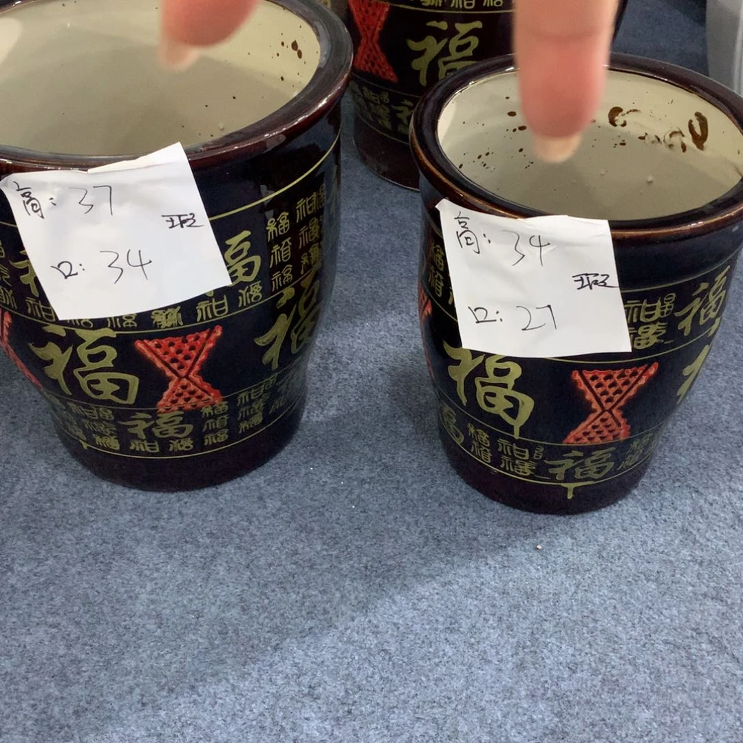 高温陶瓷花盆微瑕