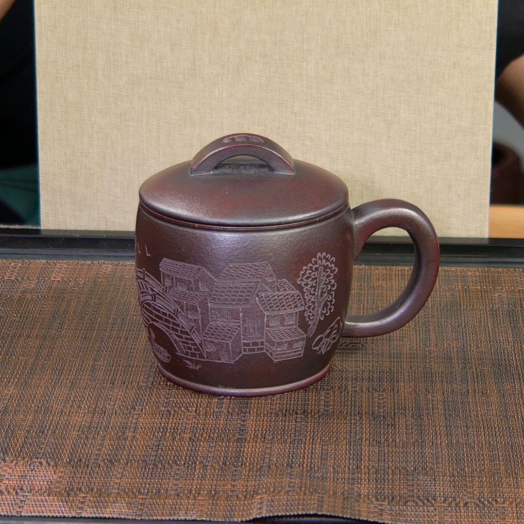 茶杯紫砂高货放漏
