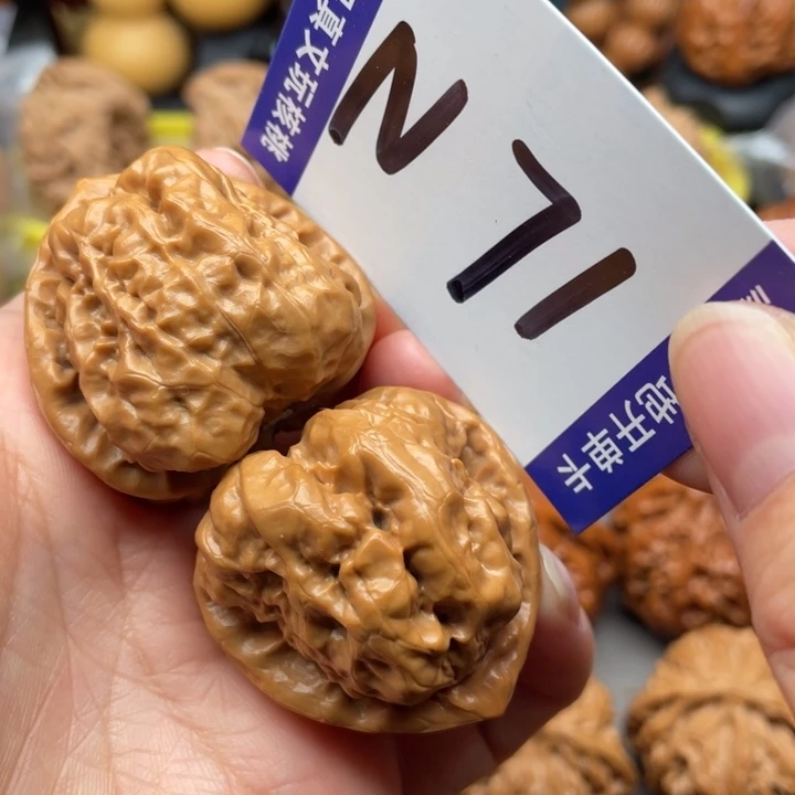 文玩核桃把件蛙蛙38尺