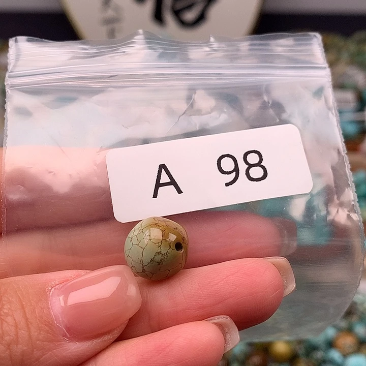 绿松石未镶嵌扣子扣子