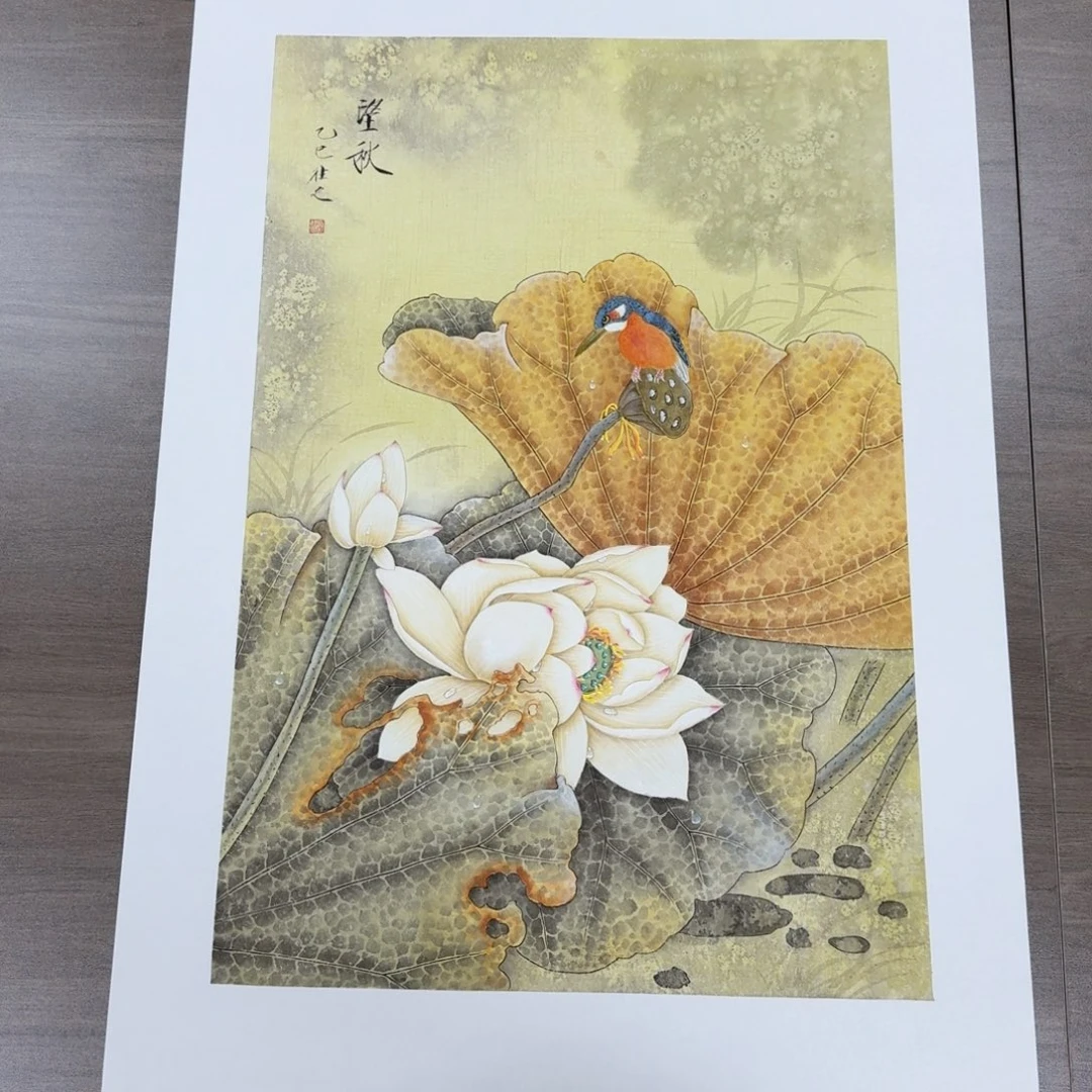 国画国画作品山水花鸟