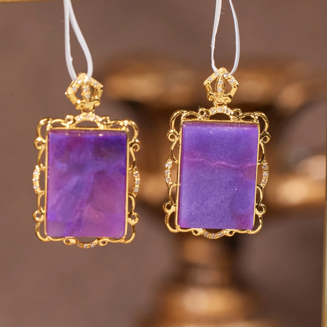 【歪歪】方形*舒俱来戒指*925镶嵌N4788