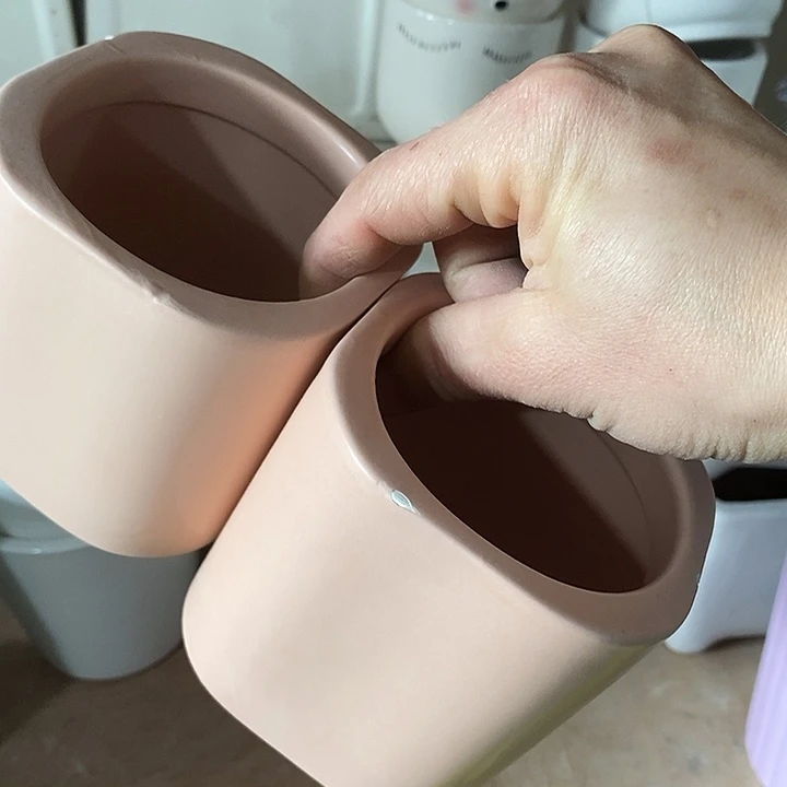 陶盆有孔 瑕疵针孔漏釉介意勿拍外高 8外口8.5