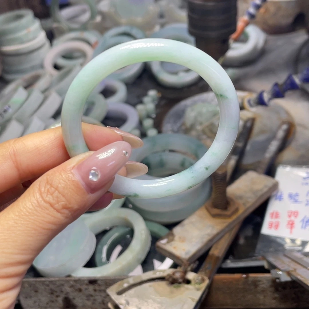 未镶嵌手镯翡翠球*