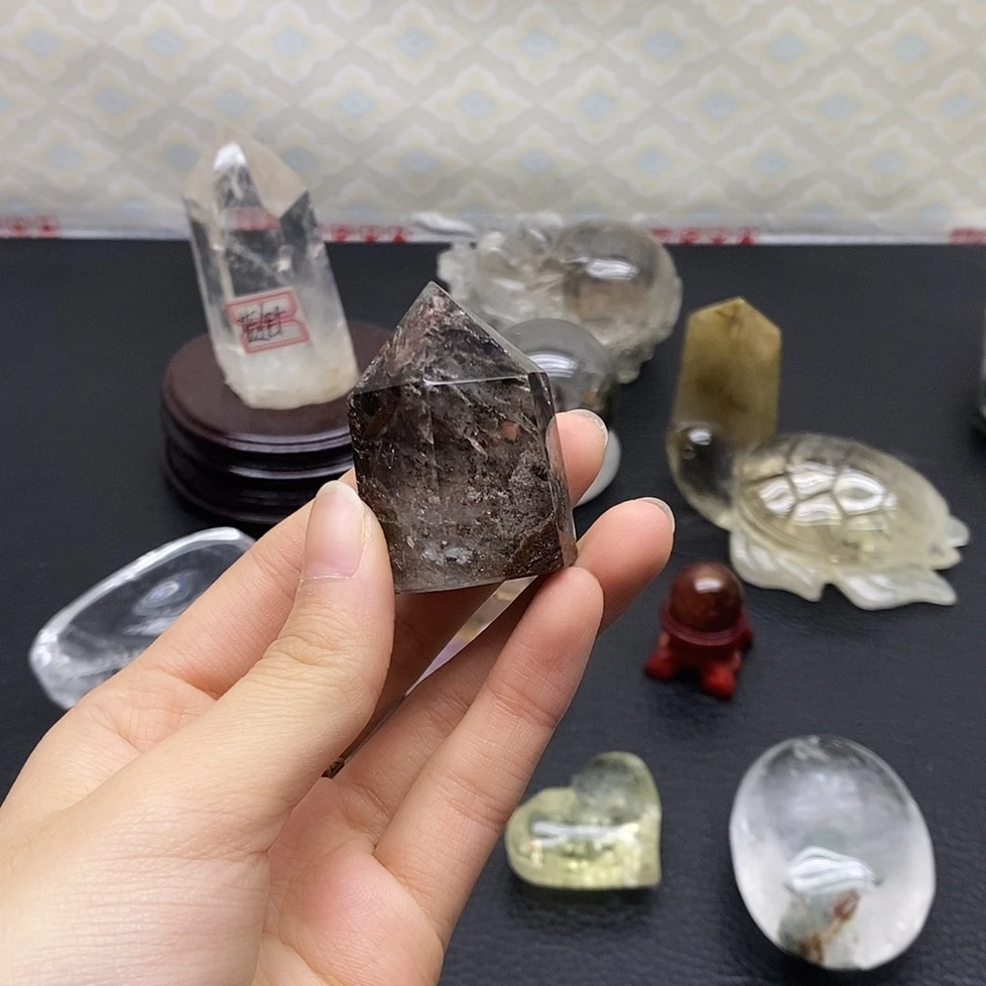水晶珠宝半成品未镶嵌42水晶石