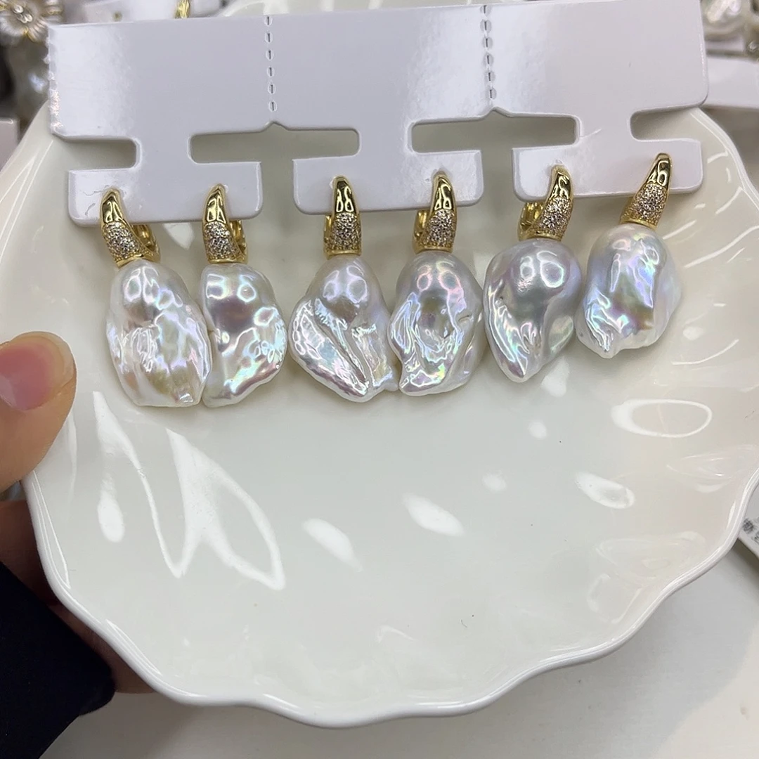 耳饰淡水珍珠合金