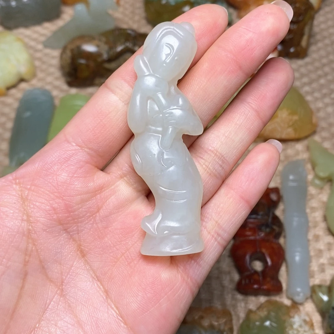 白玉菩提吊坠白玉菩提白玉菩提摆件