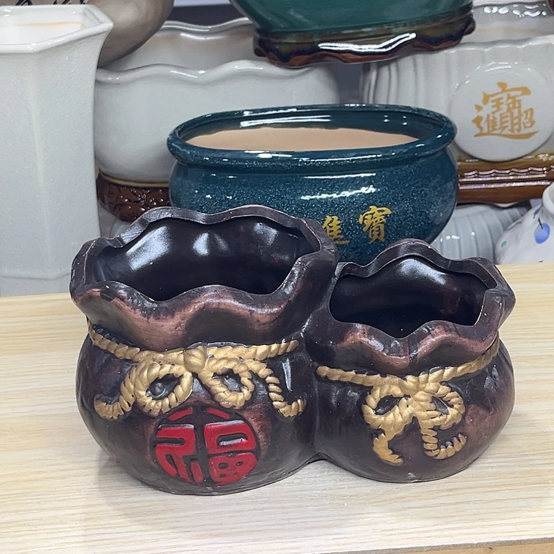 陶瓷绿植多肉微瑕花盆