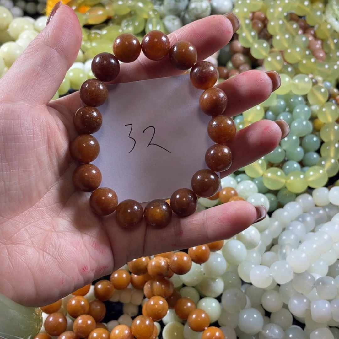 蛇纹石玉未镶嵌手链