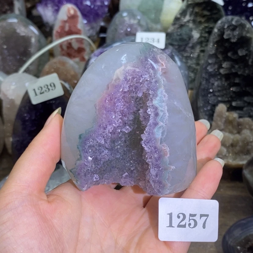【闪购商品】未镶嵌大型摆件（非配饰）紫晶