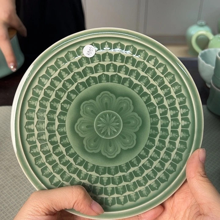 龙泉云间青瓷小米茶器