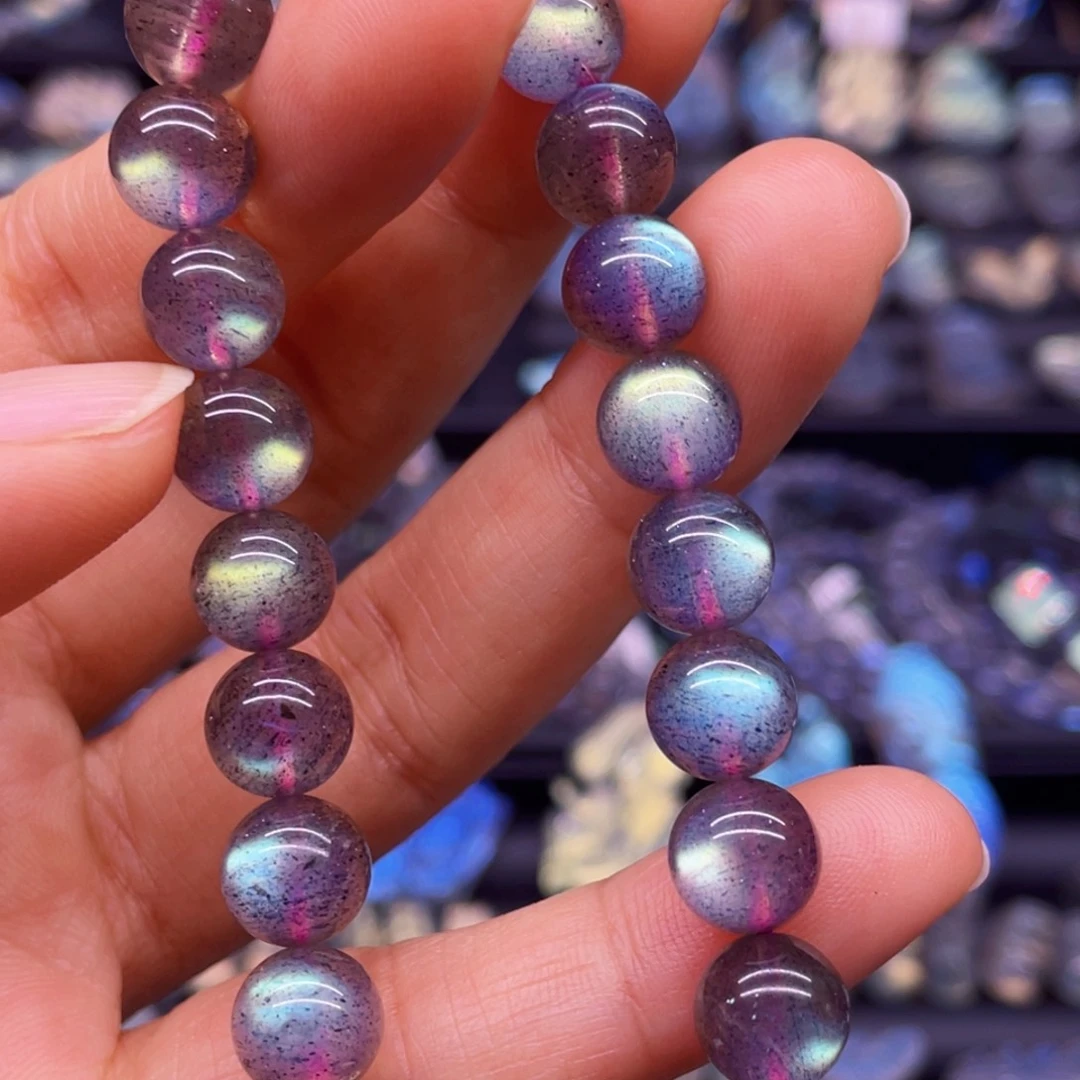 未镶嵌手串长石8.6左右