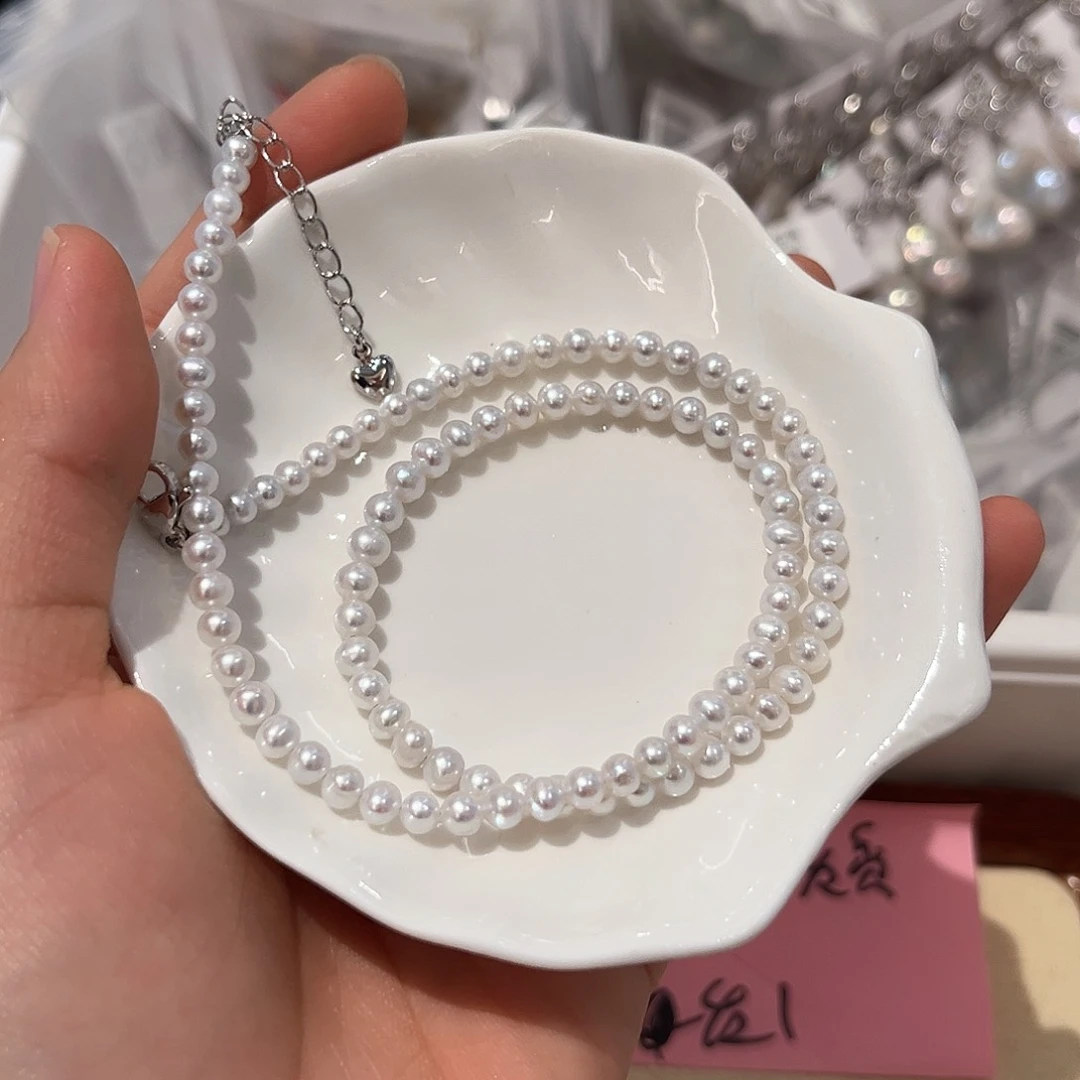 合金淡水珍珠耳饰