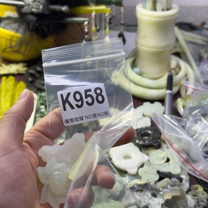 蛇纹石玉发饰合金一****?