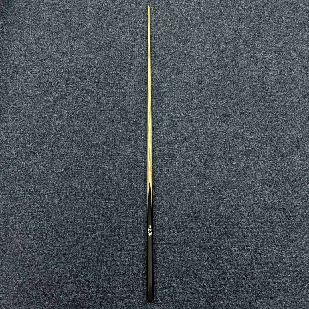 黑通S黑八台球杆小头通杆中式美式八九球斯诺克白蜡木手工杆