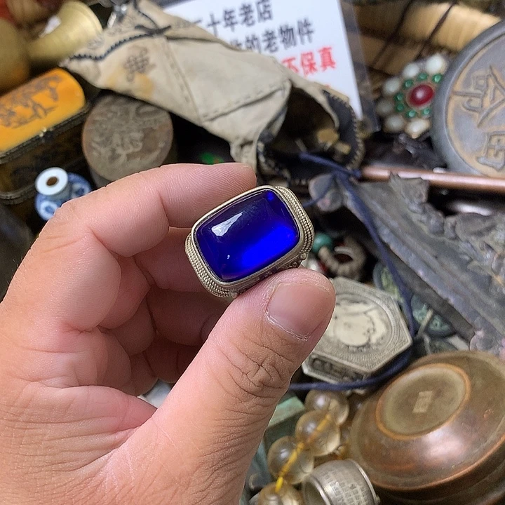 空***爷一物一拍宝石指环