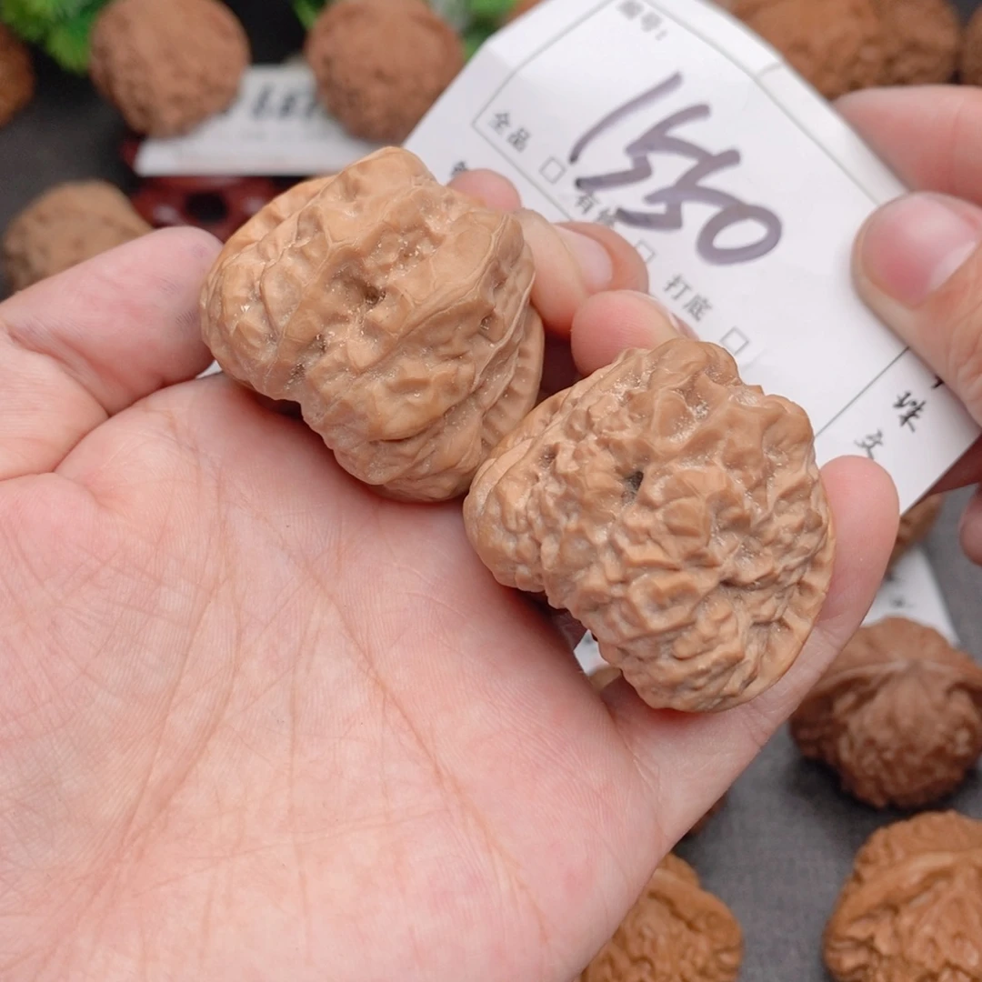 吊坠文玩核桃39三角蛙1550