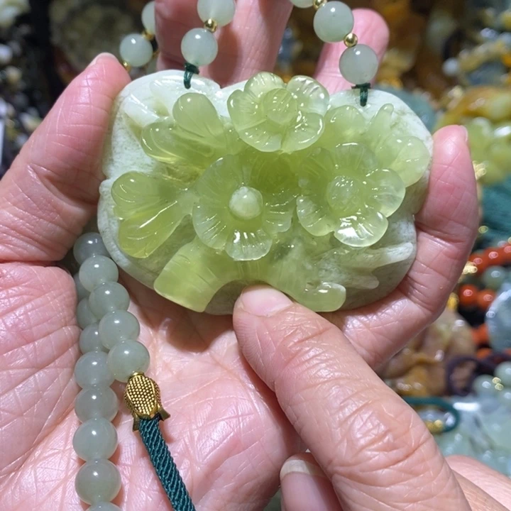 岫玉岫玉吊坠未镶嵌