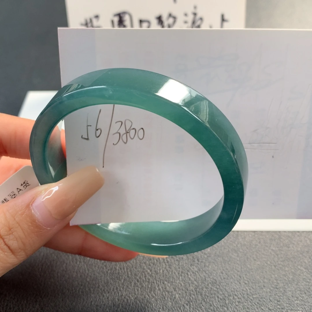 翡翠未镶嵌手镯天然翡翠