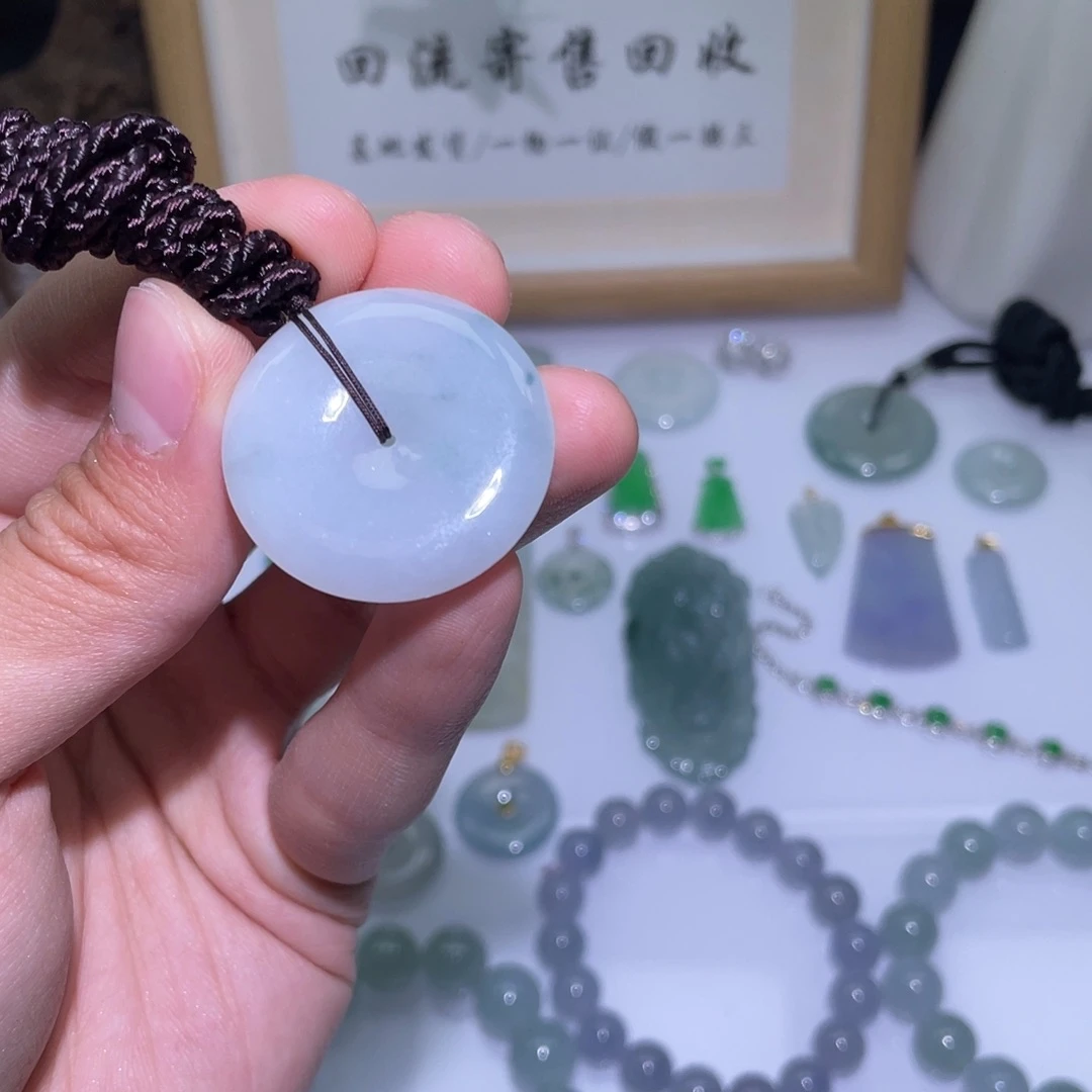 翡翠未镶嵌颈饰吊坠6