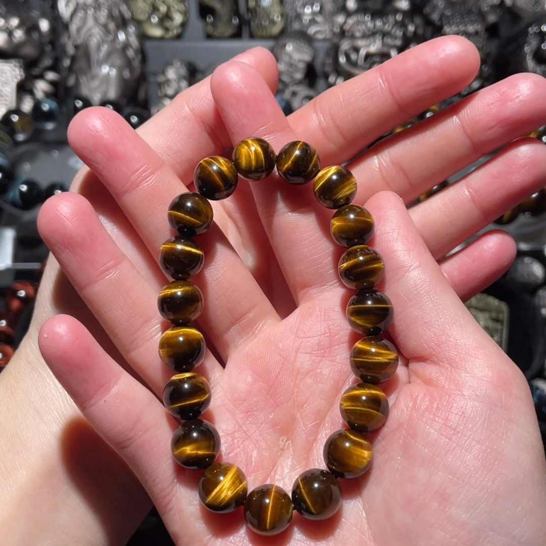 木变石（虎睛石）手串未镶嵌大*丸