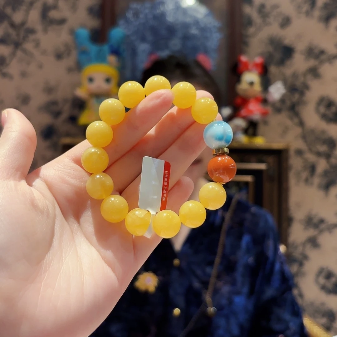 蜜蜡未镶嵌手串手串