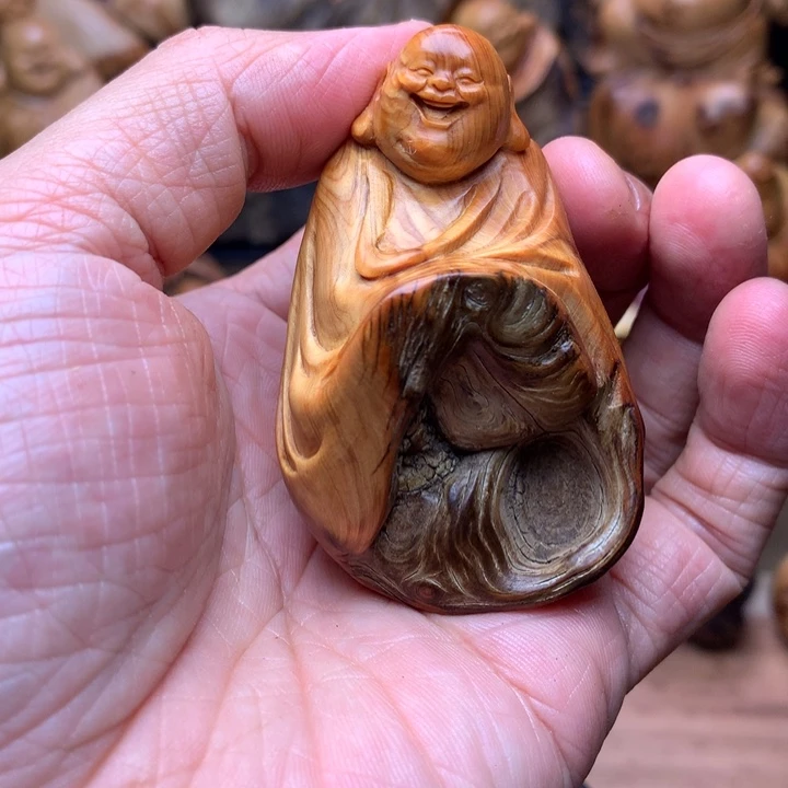 柏木（崖柏）崖柏陈化料手把件