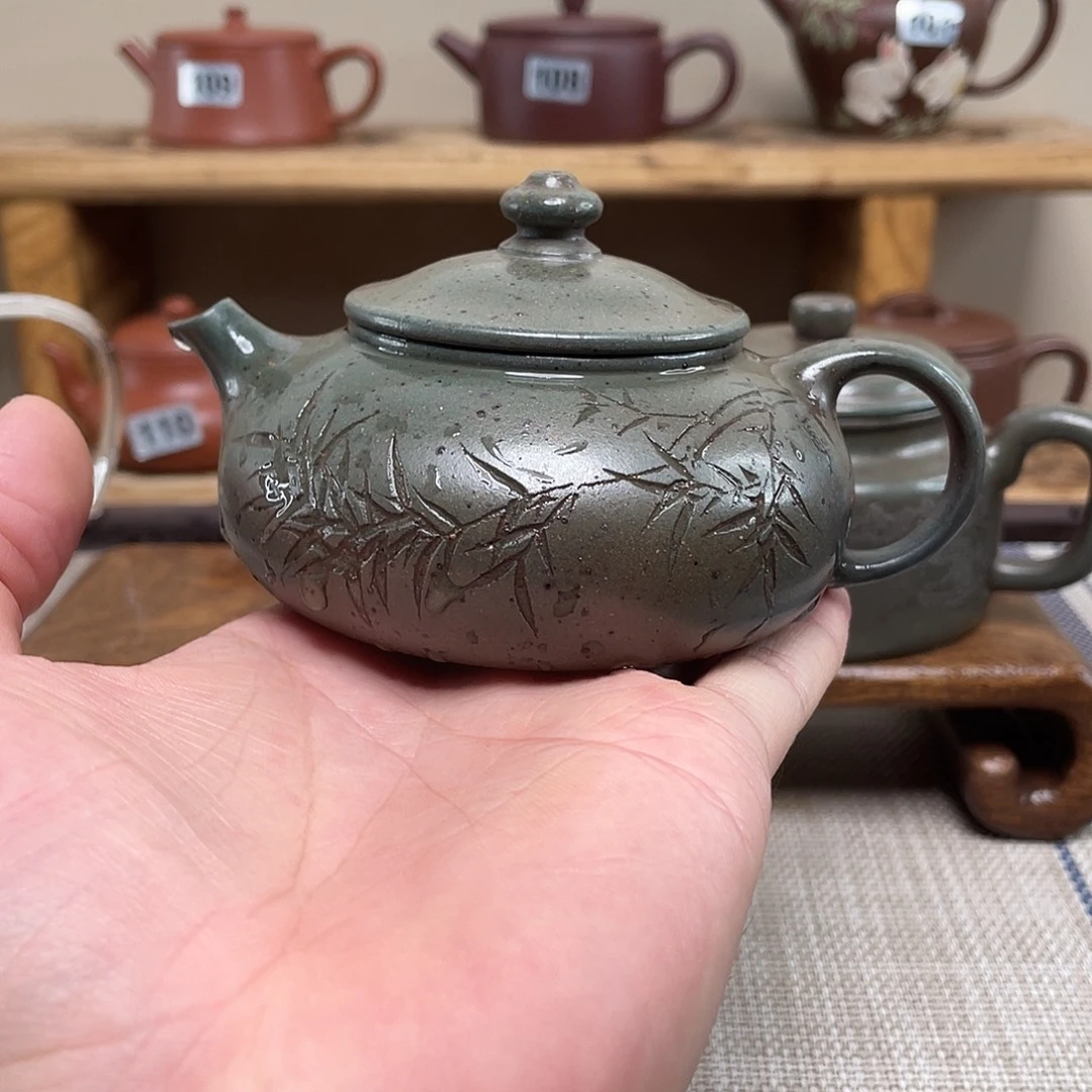 汕***业茶壶紫砂原矿手工紫砂壶