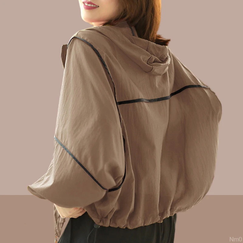 户外服饰防晒衣轻薄舒适春夏新款防晒衣女时尚韩版百搭短款薄款时