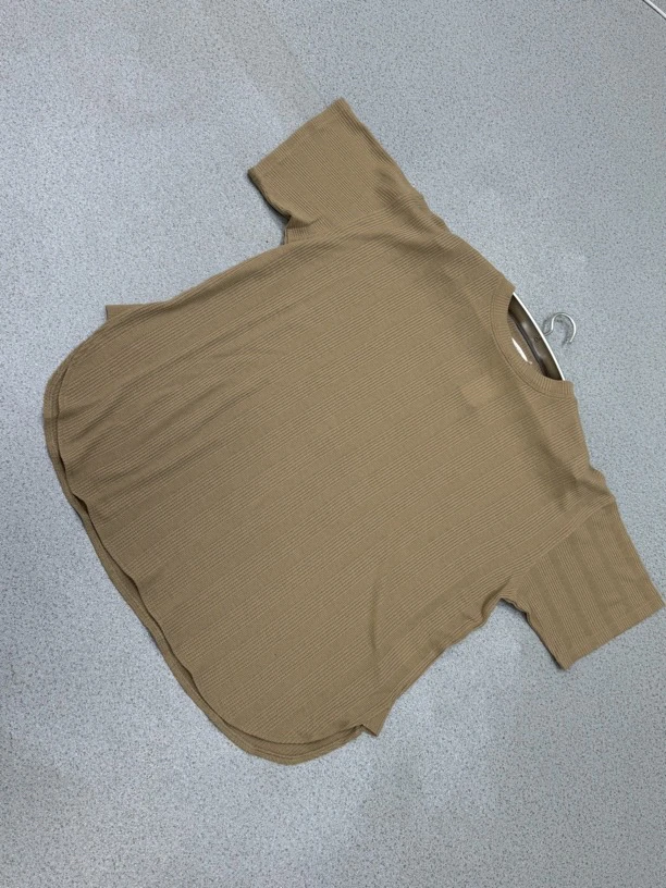 U形宽松版简约风打版圆领衫夏季休闲针织