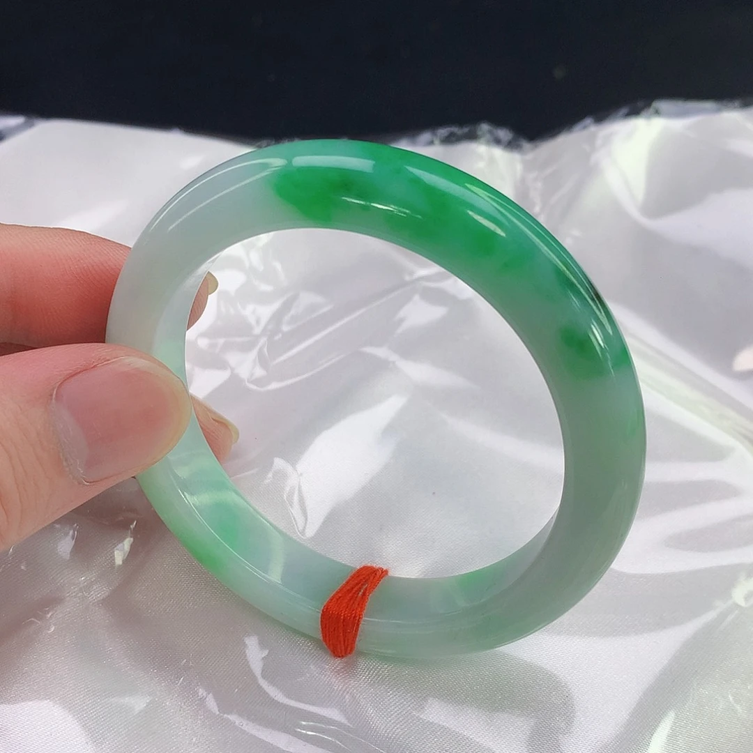 翡翠手镯未镶嵌112缅甸天然翡翠A货