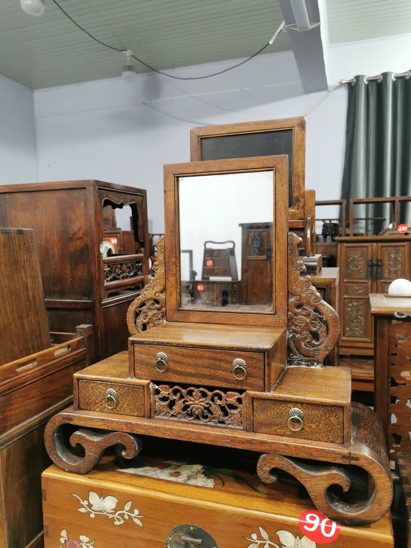 梳妆柜化妆镜小柜子