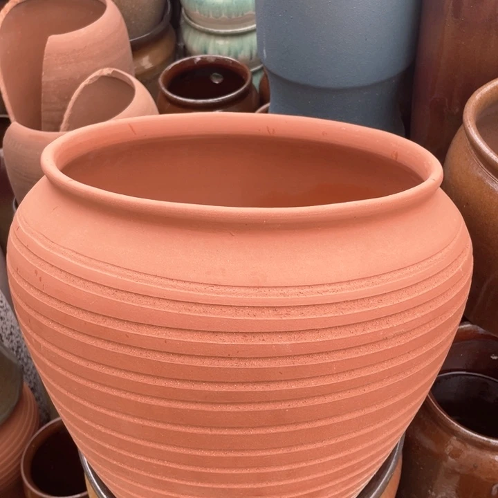 紫砂花盆0710瑕-7