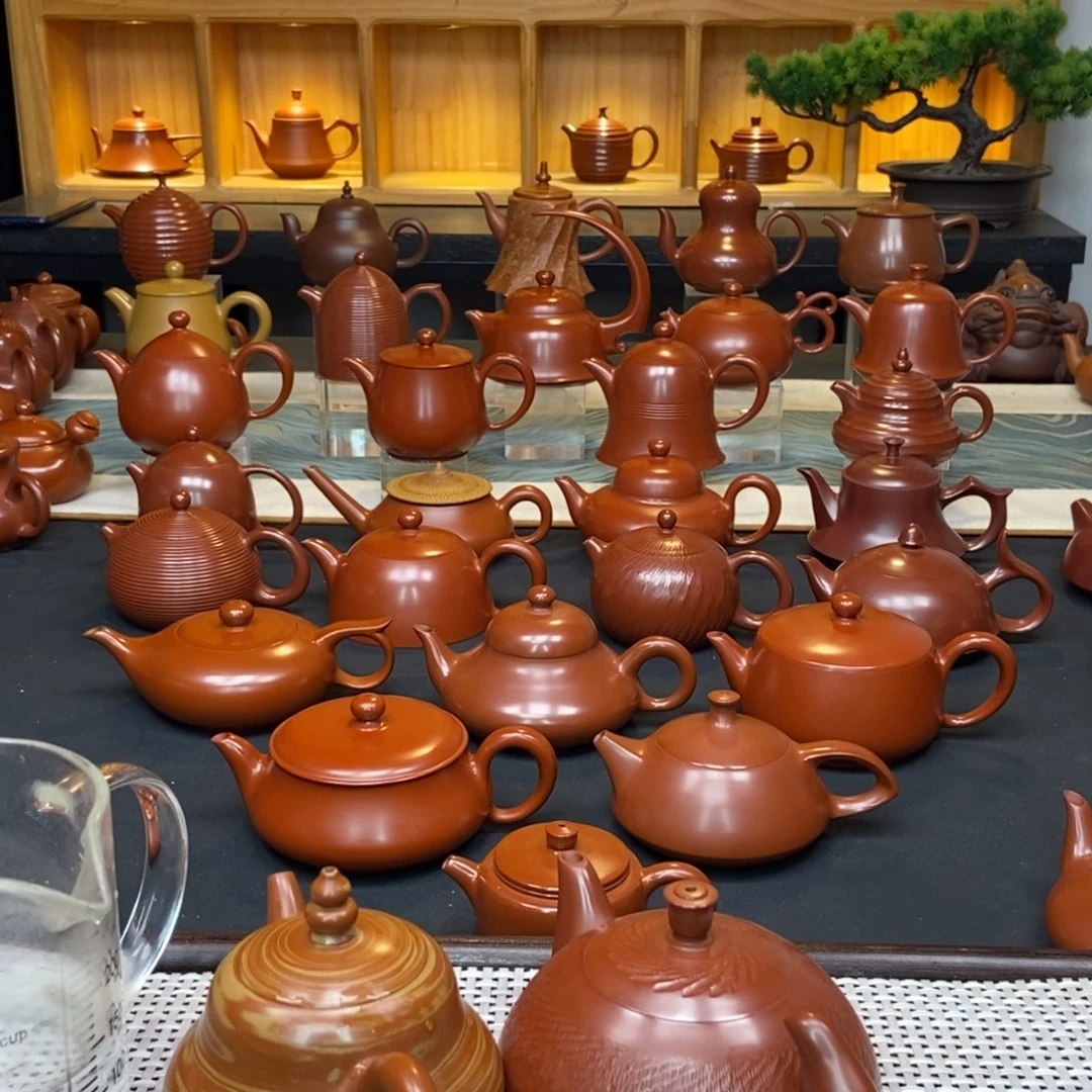 茶壶紫砂張*格潮州手拉壶手拉壶