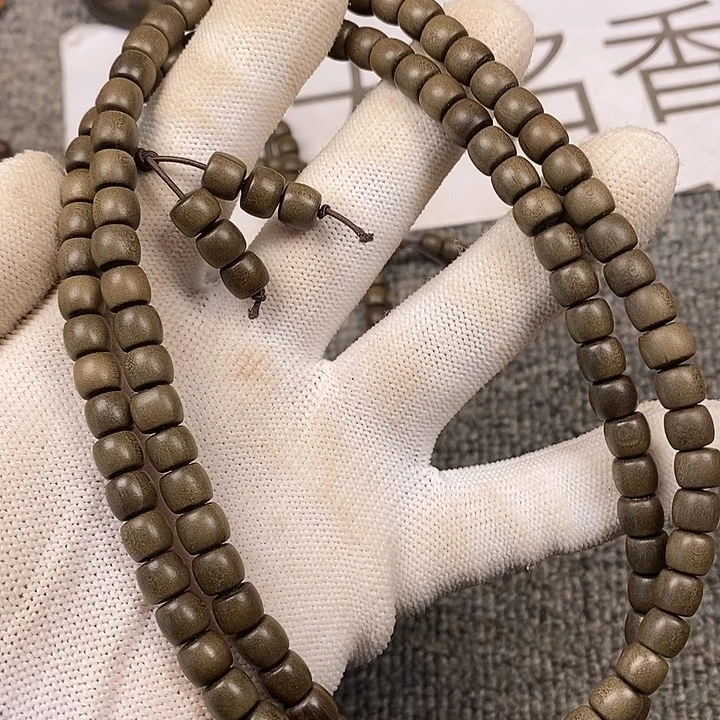 檀香木手串/手链老山檀香阴沉6/7/108直切