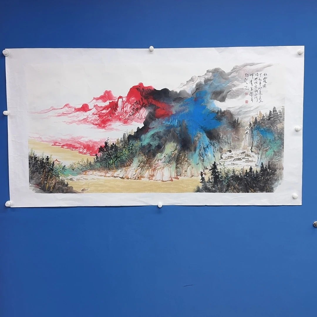 国画多次参加国内外大型