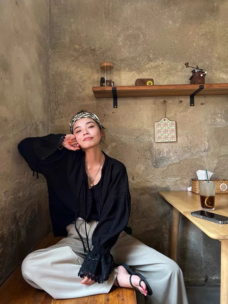 0224#戴戴休闲宽松个性气质衬衫