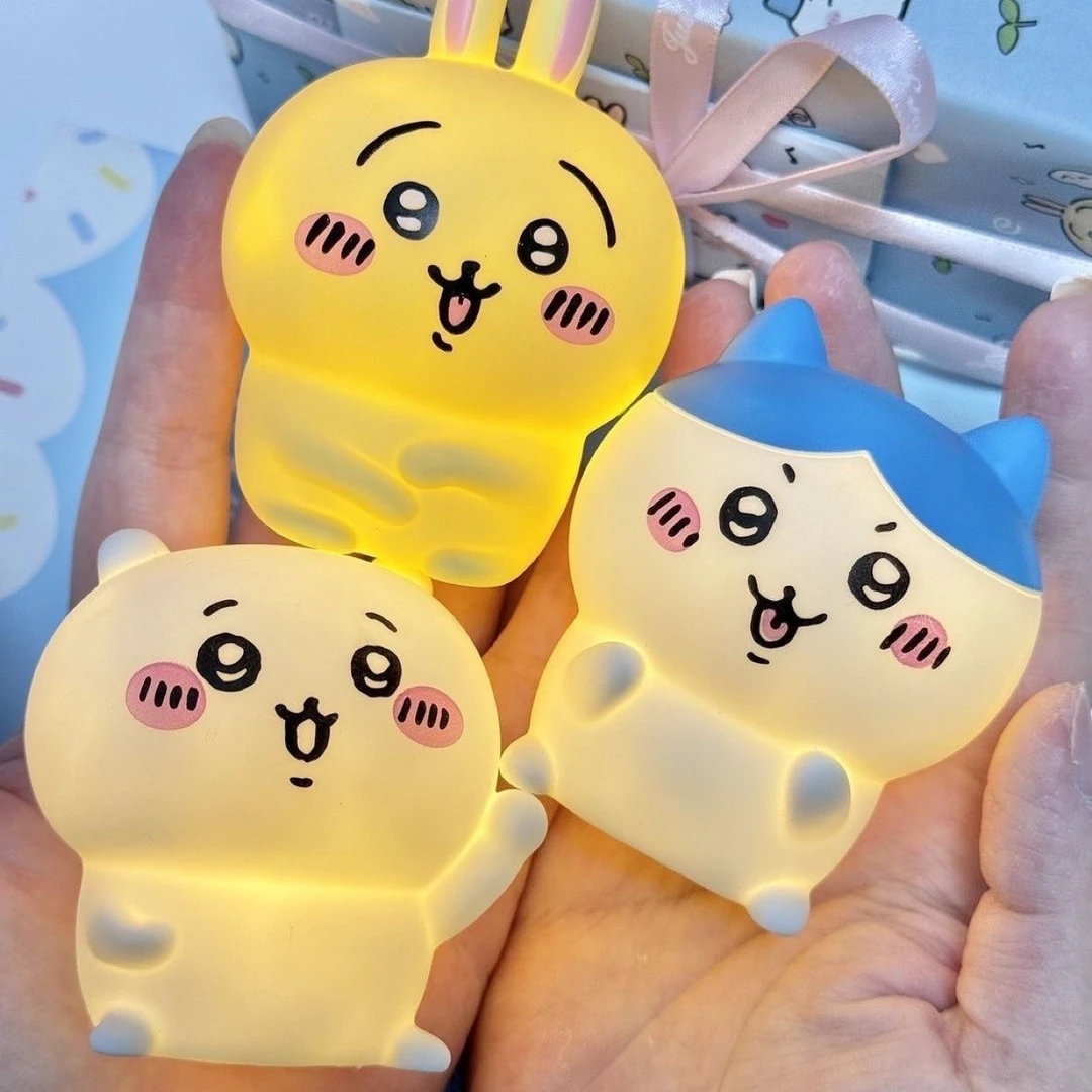 吉伊咔哇桌面摆件小夜灯chiikawa玩具周边摆件小夜灯