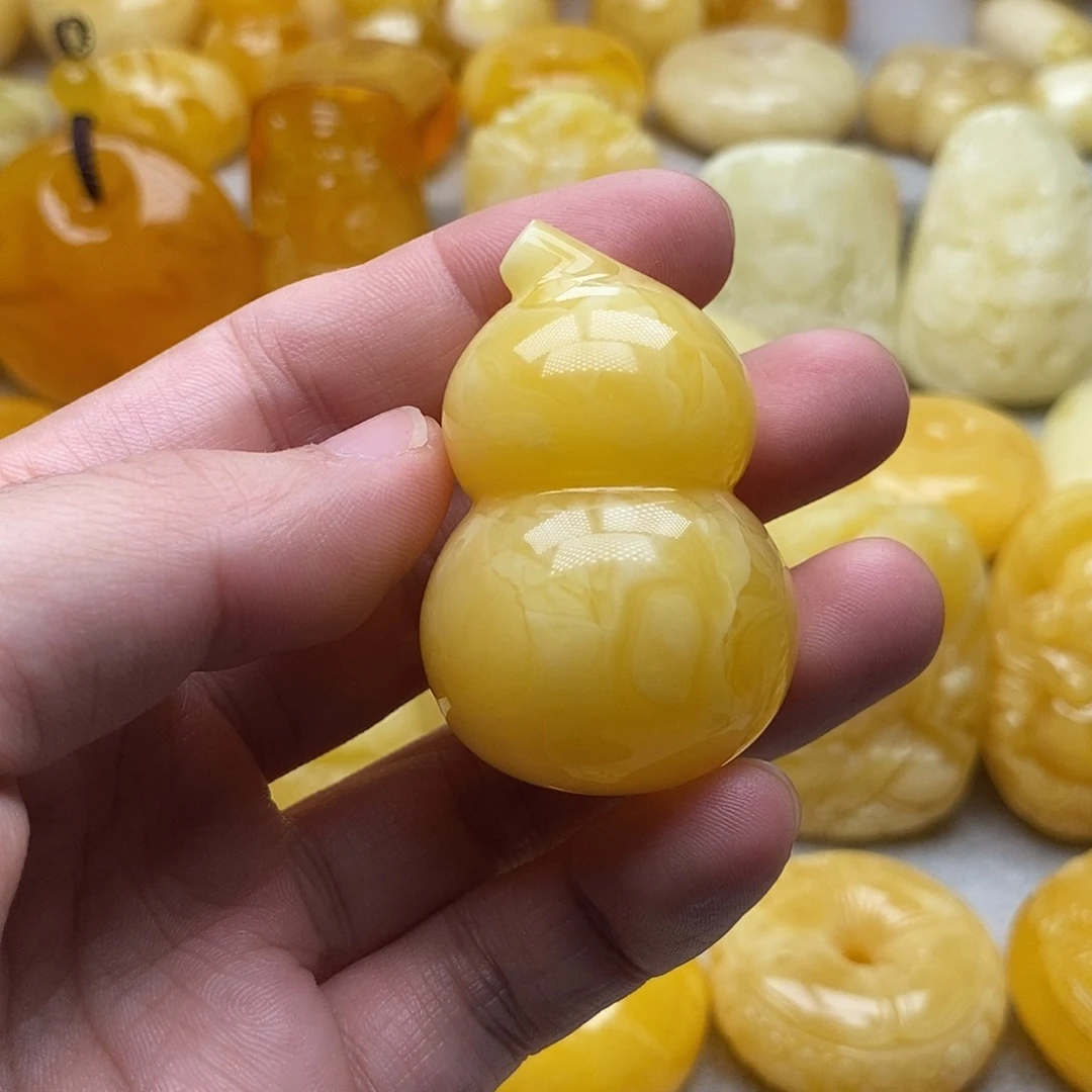 琥珀颈饰未镶嵌琥珀蜜蜡吊坠