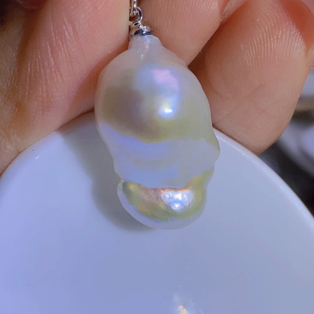 银S925镶嵌特价（不退不换）淡水珍珠