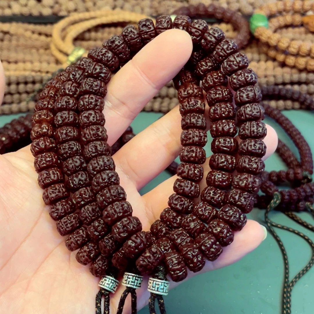 金刚菩提手串12龙切纯血老树王手持