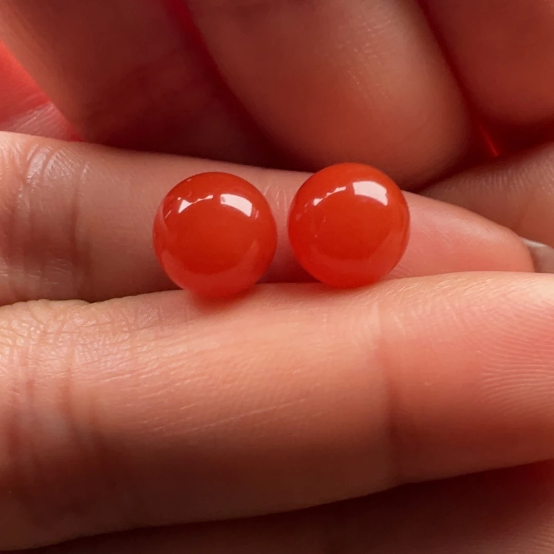 南红玛瑙圆珠9未镶嵌