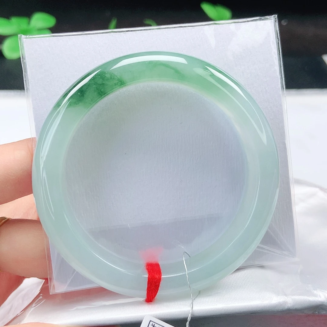 未镶嵌手镯翡翠57➕圈